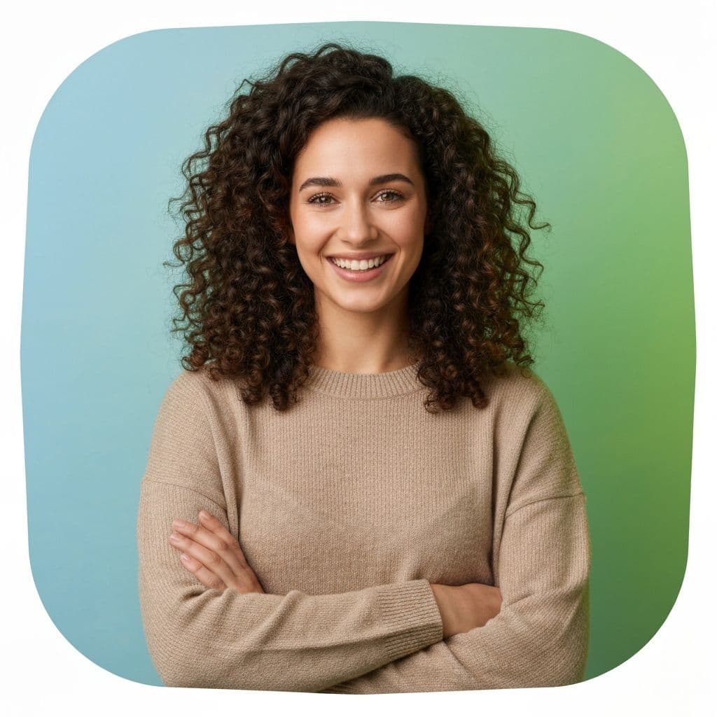 Woman with text overlay: Therapy Approaches - We'll explore options together